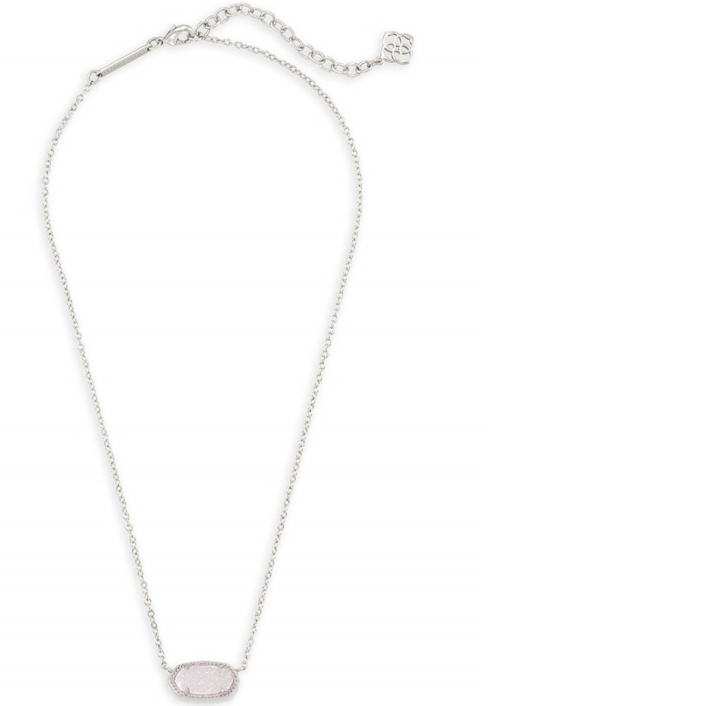 NEW Kendra Scott Elisa Silver Pendant Necklace - Picture 1 of 8